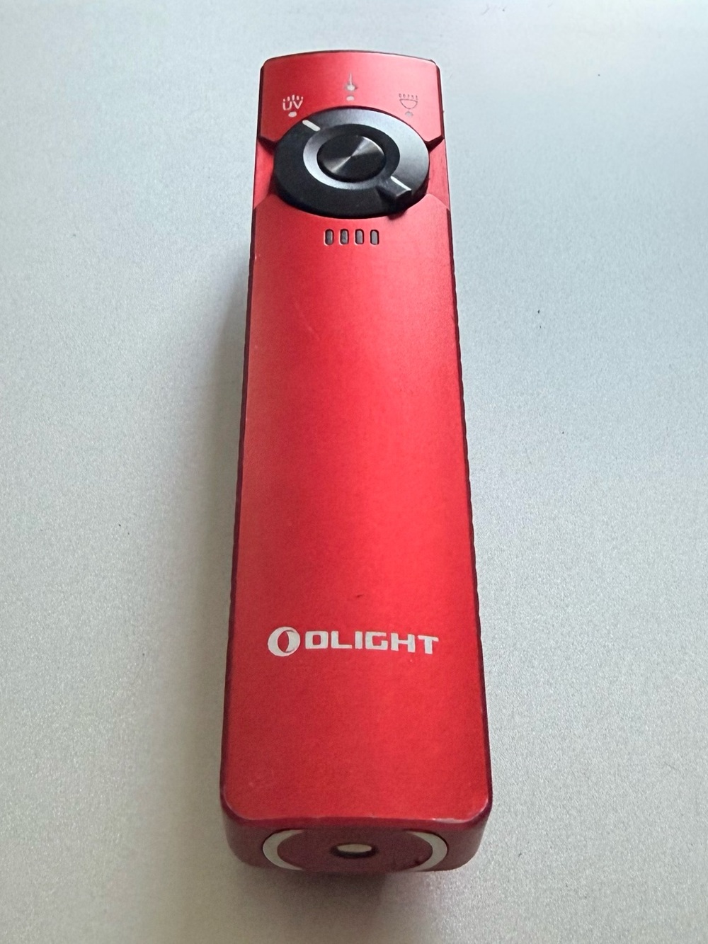 🟥 EUC Olight Arkfeld Pro Flat Rechargeable EDC Flashlight - Red